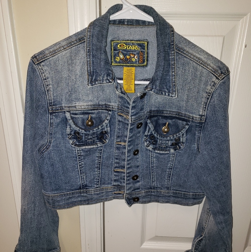 Jean bolero jacket